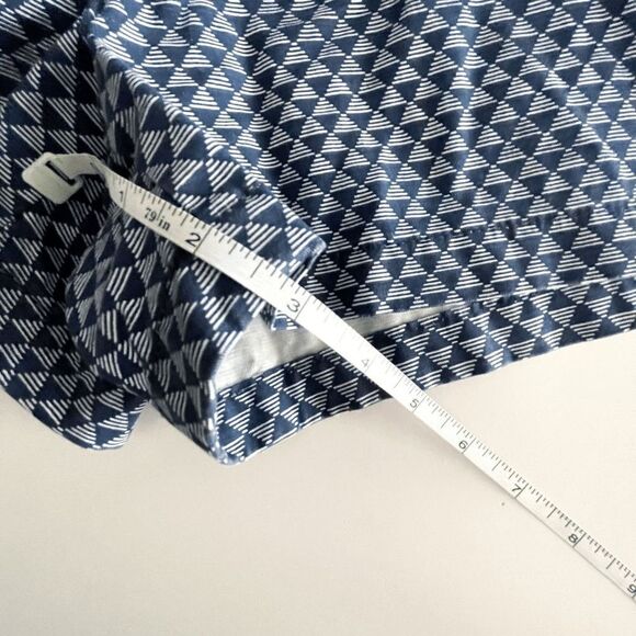 GAP Womens Summer Shorts Low Rise Geometric Blue Size 6 NWT - Picture 7 of 9